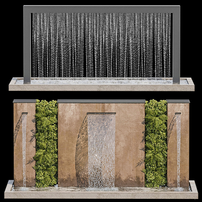 Modern Waterscape Falling Water Curtain