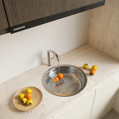 SIEMENS modern round stainless steel sink