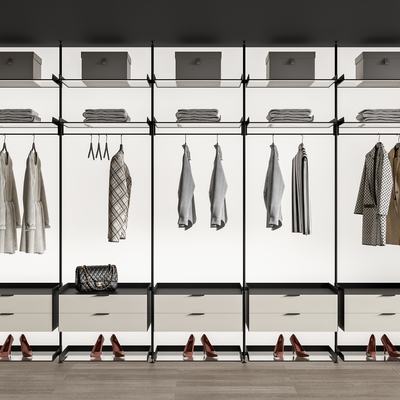 open wardrobe hanger