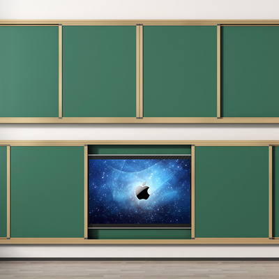 Modern multimedia blackboard green board