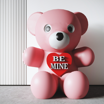 Valentine's Day Bear Toy Furnishables