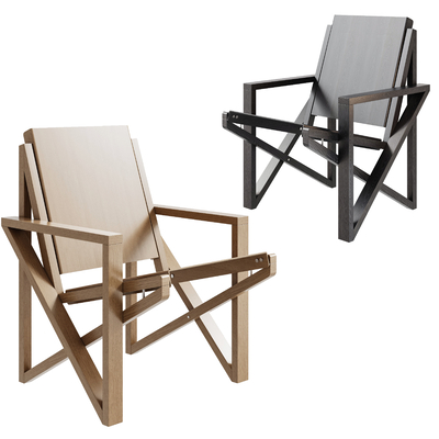 Cassina modern solid wood folding Lounge Chair