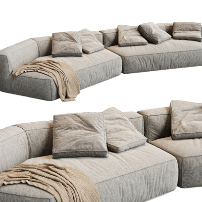 Minotti modern multiplayer sofa