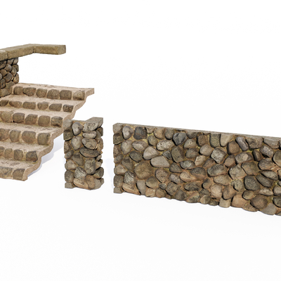 Modern stone steps