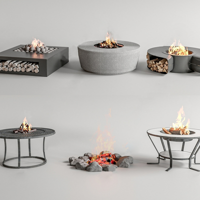 Modern Outdoor Bonfire