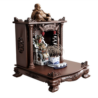 Chinese Buddha Maitreya Buddha Guan Master Shrine