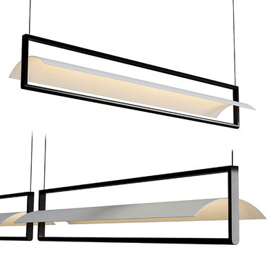 Modern strip chandelier