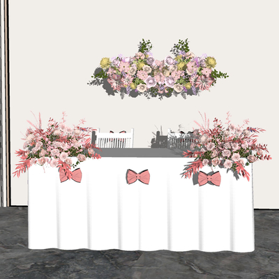 Modern floral wedding celebration