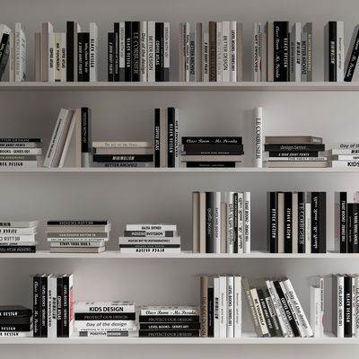 Modern Books Book Bookshelf Ornaments