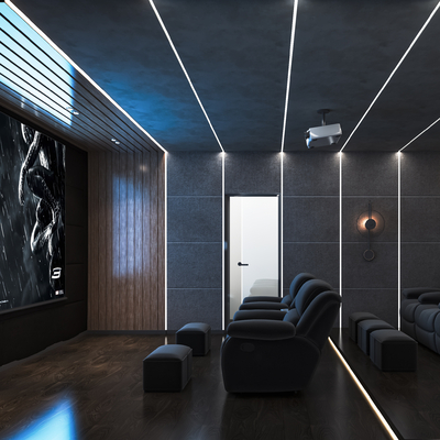 Private Cinema Modern Video Room