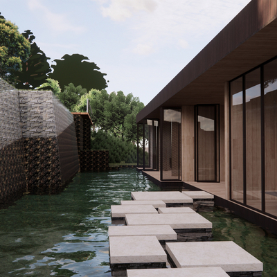 Southeast Asian Style Villa Appearance