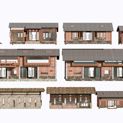 Appearance of new Chinese-style rural houses