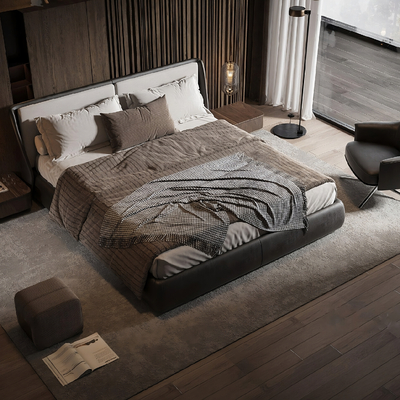 Minotti double bed