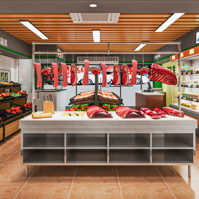 Modern Supermarket Fresh Supermarket Supermarket Fresh Area