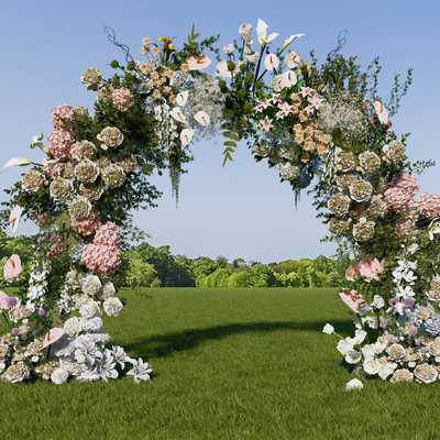 Outdoor Wedding Floral Arch