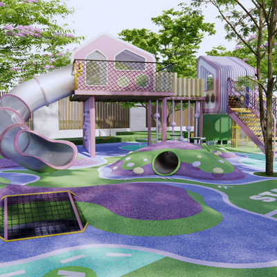 Modern children's play area