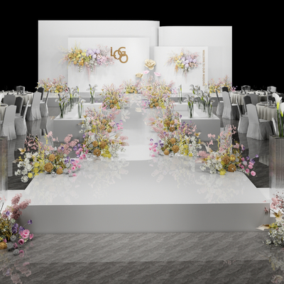 Modern Wedding Art Display Wedding Floriculture