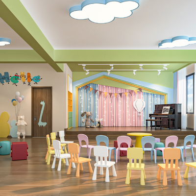 Modern Kindergarten Sound and Body Room