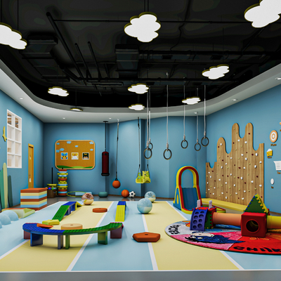 Modern Kindergarten Recreation Room