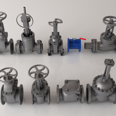 Modern Industrial Equipment Metal Pipe Valves Ball Valves Sluice Valves