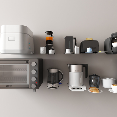 modern coffee machine juicer bread maker