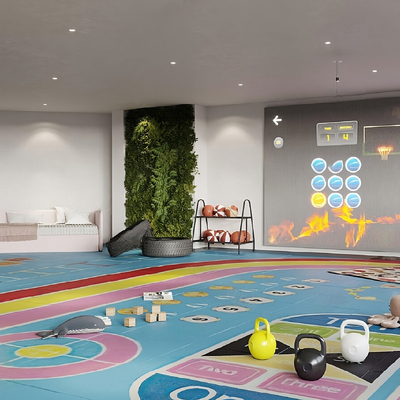 Gym Yoga Studio Exercise Room