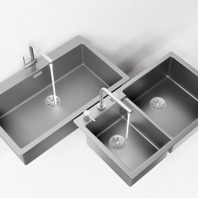 Kitchen table basin sink stainless steel table basin