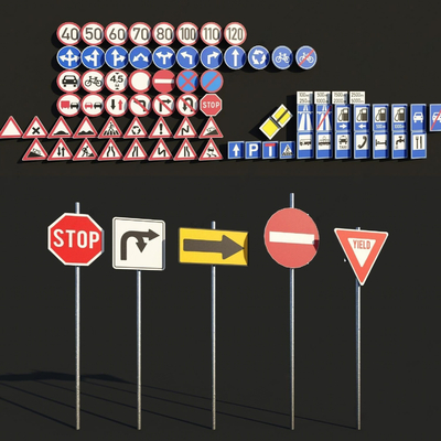 Modern Road Traffic Signs