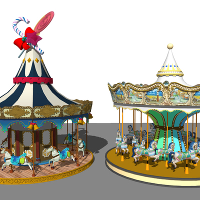 Carousel children's amusement facilities