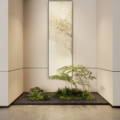 Modern Fern Scenery