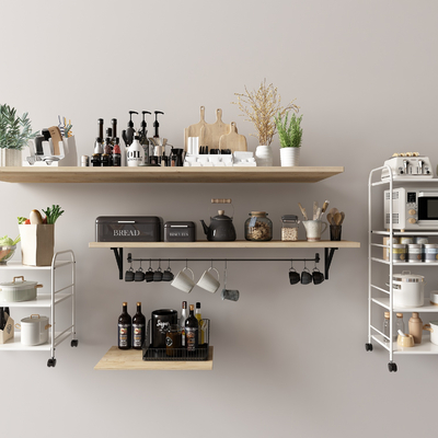 Modern Kitchen Supplies Rack