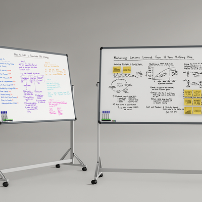 Office Whiteboard Sticker Mobile Kanban Magnetic Whiteboard