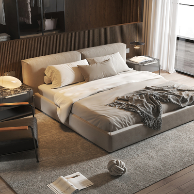 Minotti double bed