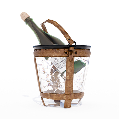 Industrial Wind Wine Bucket Ice Bucket Foreign Wine