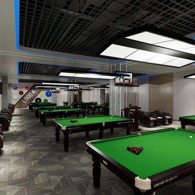 Billiard Club Chess Room