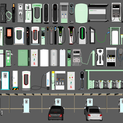 New energy charging pile sharing charging column