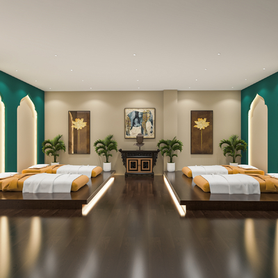 Southeast Asia Spa Care Room