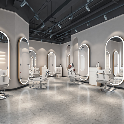 Modern Barber Shop Hairdressing Shop