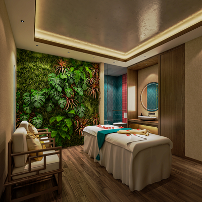 Southeast Asia Spa Care Room