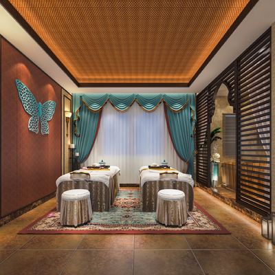 Southeast Asia spa care room massage