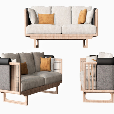 Nordic double sofa