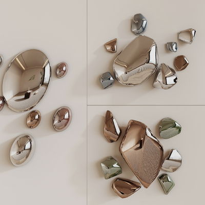 Stainless steel wall ornaments