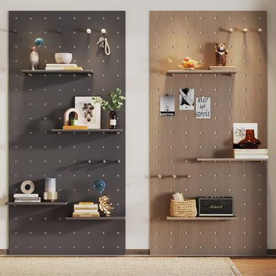 Modern wall cabinet with hole board