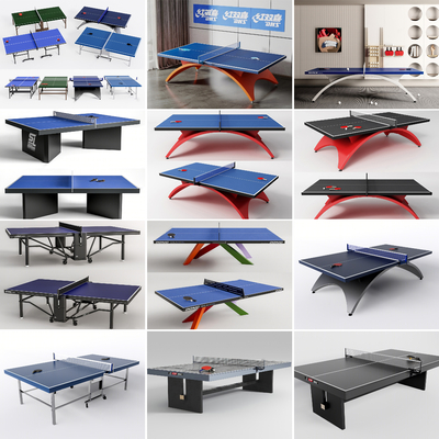 Modern table tennis table table tennis table