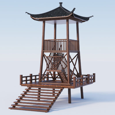 New Chinese Bird Watching Tower Landscape Tower Lighthouse