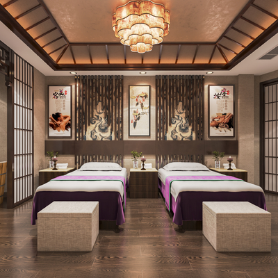 New Chinese beauty salon SPA care room