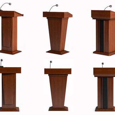 Modern vertical podium speaker podium