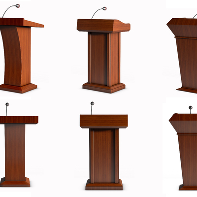 Modern vertical podium speaker podium