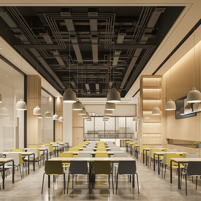 Student Cafeteria Staff Dining Room