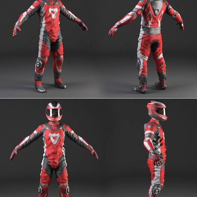 Racer Figure Man